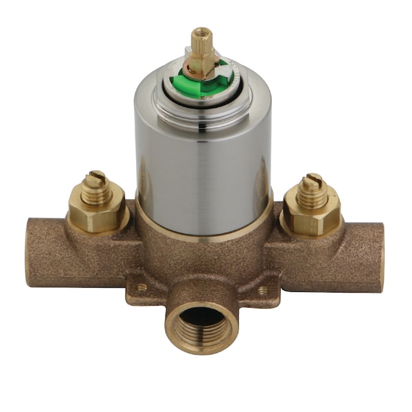 Pressure Balanced Rough-In, Tub And Shower Valve, Brushed Nickel